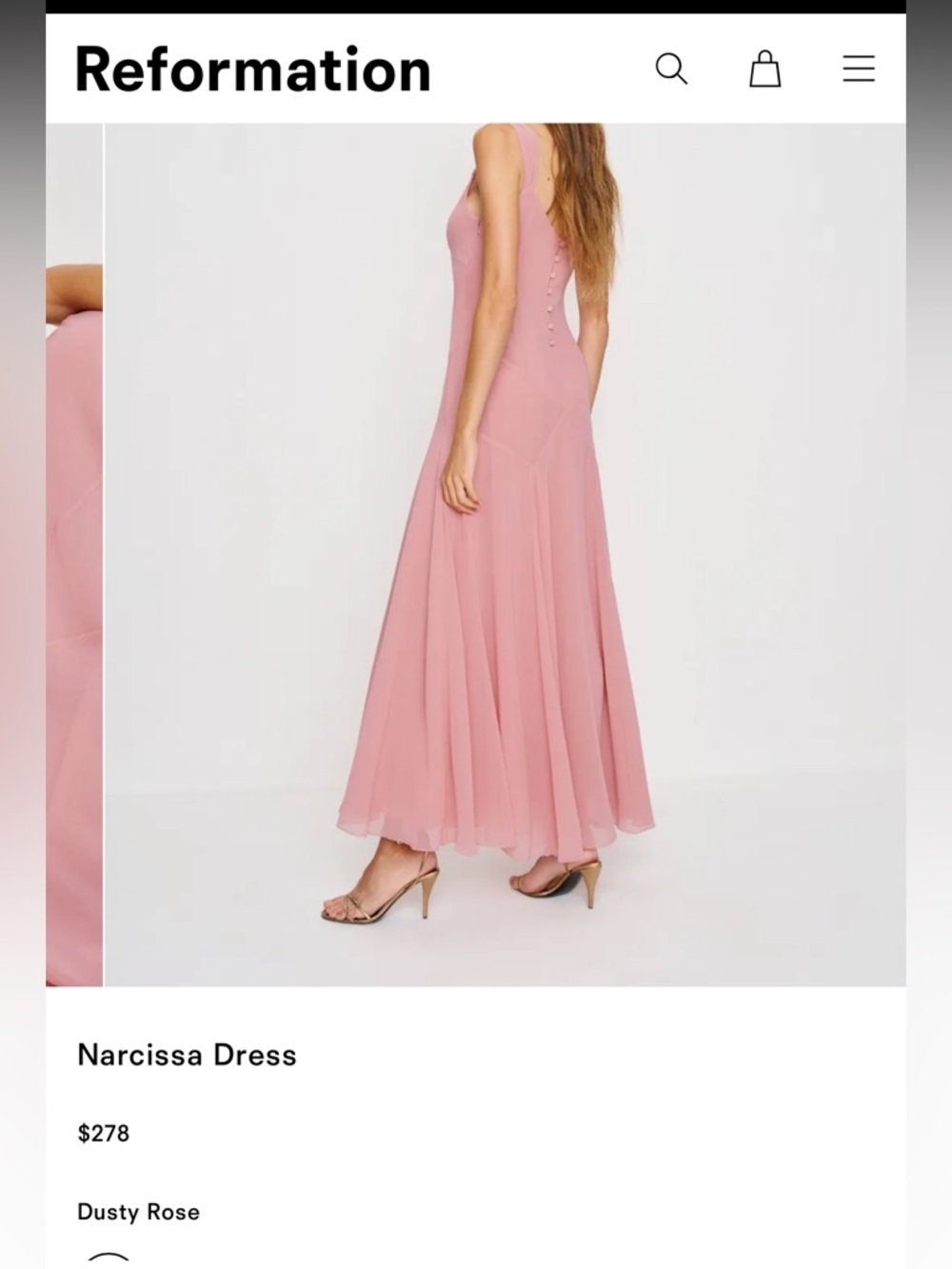 Reformation Narcissa dress - Picture 5 of 13